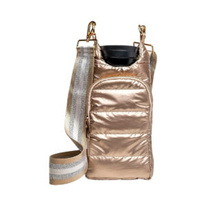 Winter outdoor down bottle cover portable fashion shoulder belt kettle bag hand-held oblique heat preservation cup sleeve