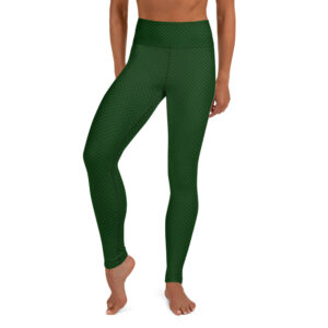 Green pattern Yoga Leggings